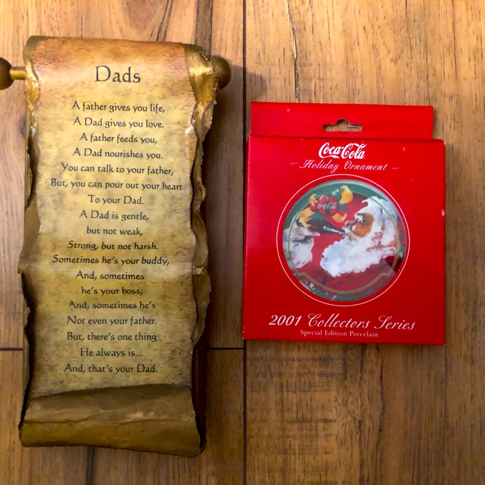 COLLECTIBLES—gift for dad & a gift for your tree! A bundle of two items